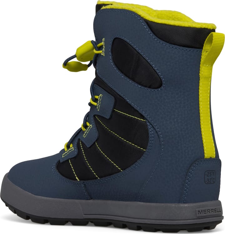 Merrell Juniors' Snow Bank 4.0 Waterproof Navy/lime Merrell