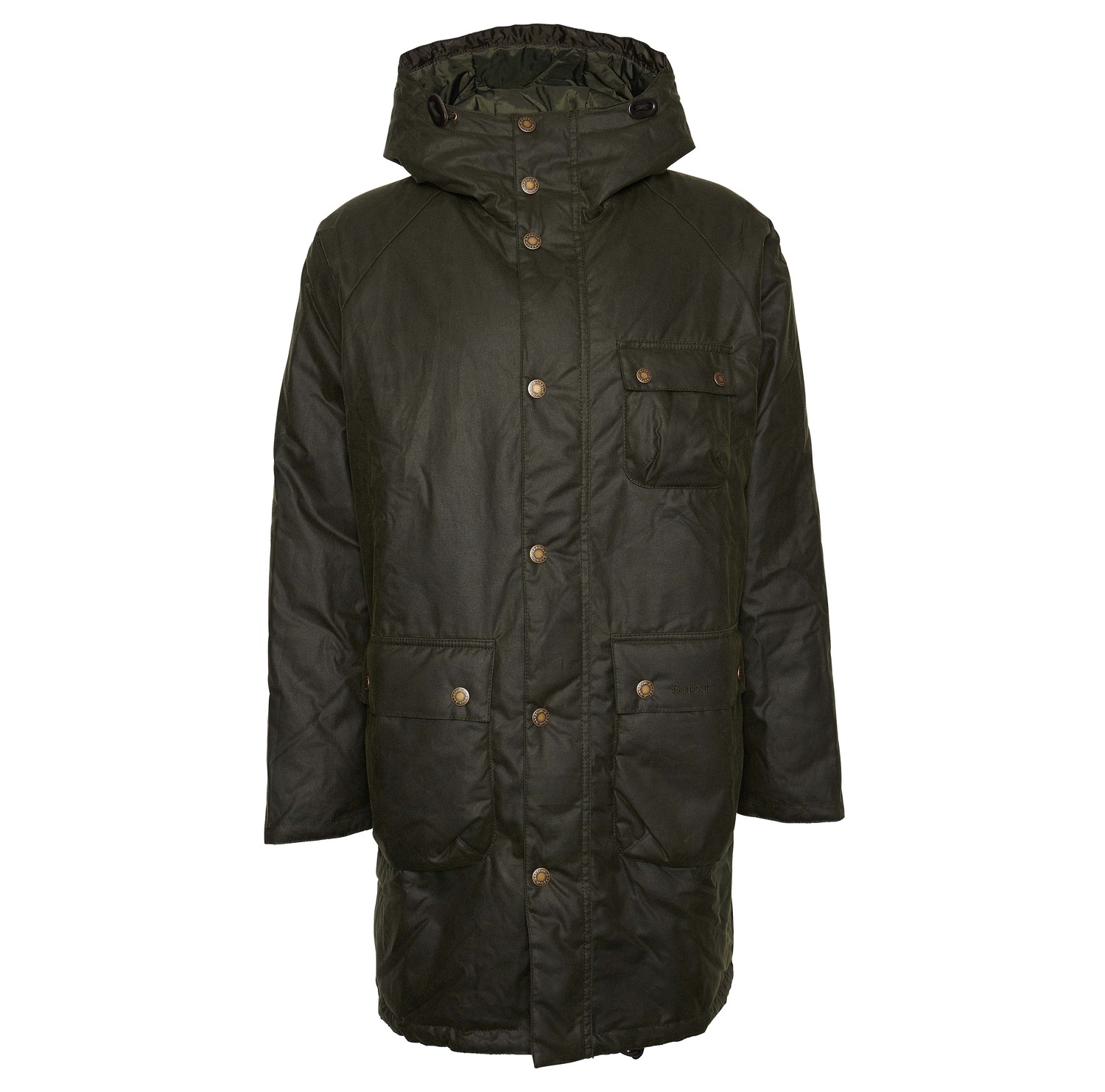 Barbour Men’s Wint Wax Parka Fern