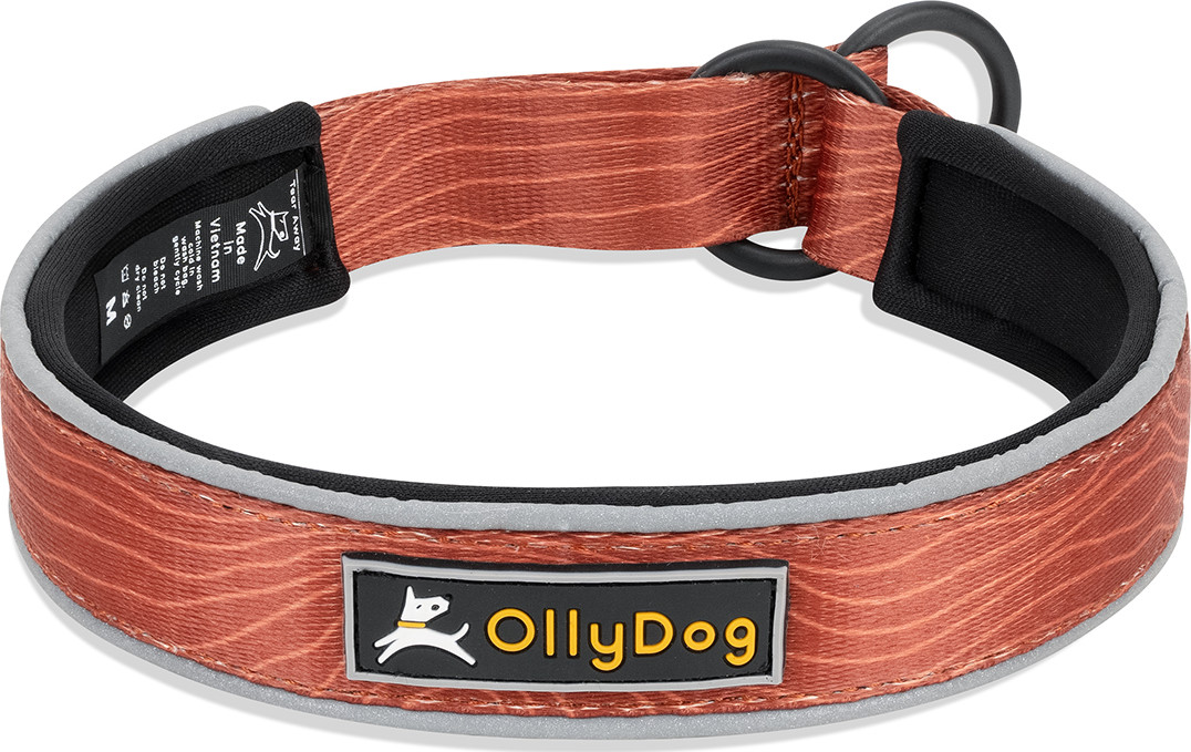 OllyDog Martingale Reflective Comfort Collar Clay