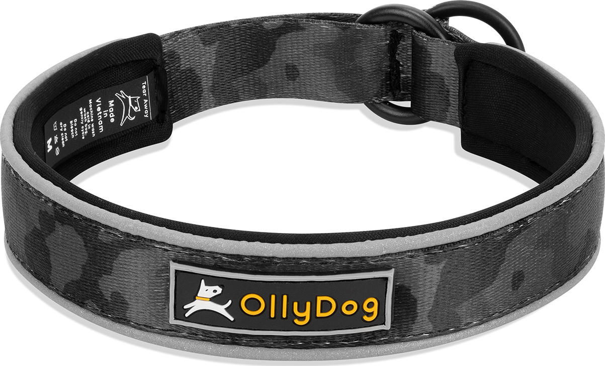 OllyDog Martingale Reflective Comfort Collar Dream Camo, S