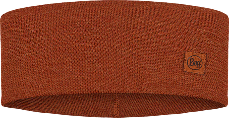 Buff Merino Wide Headband Solid Cinnamon