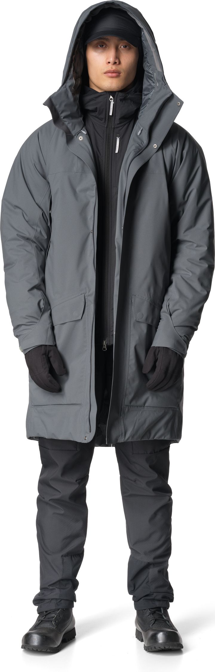 Houdini Men's Fall In Parka Thunder Gray Houdini