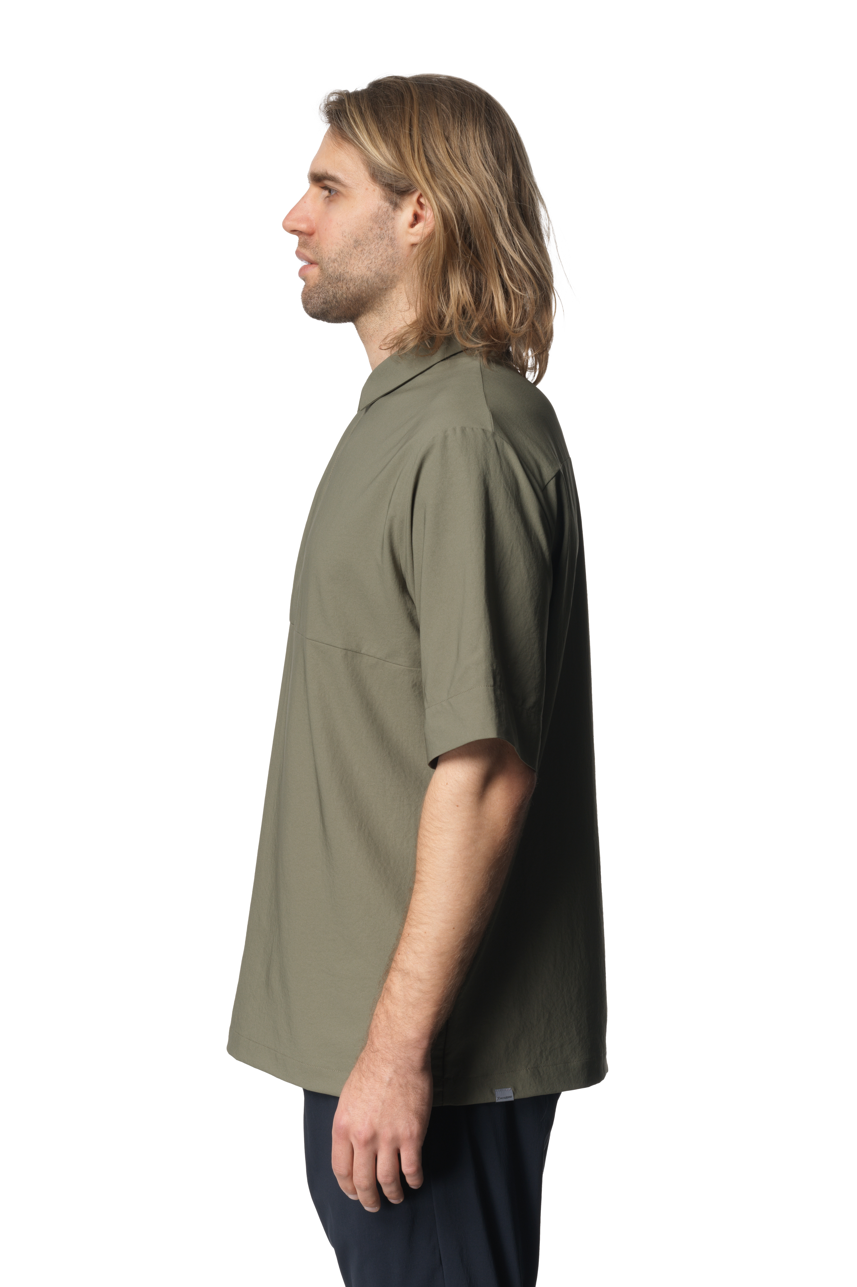 2024格安HOUDINI M\'s Shortsleeve Shirt フーディニ ショートスリーブシャツ blue-illusion サイズ M 半袖シャツ