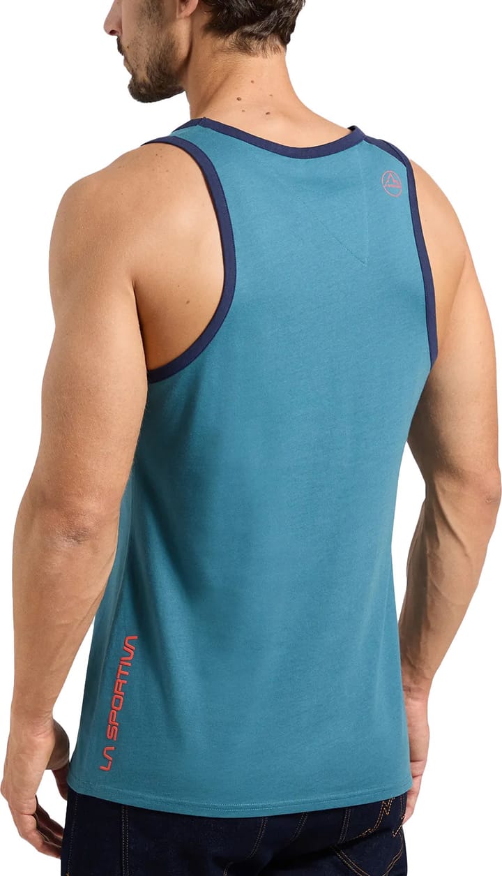 La Sportiva Men's Stripe Cube Tank Hurricane/deep Sea La Sportiva