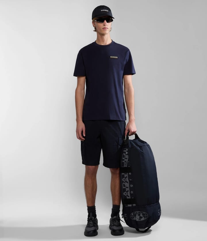 Napapijri Men's Iaato Short Sleeve T-Shirt Dark Blue Napapijri