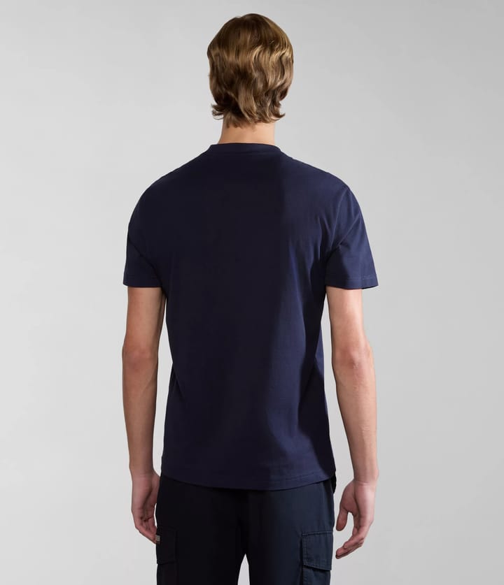 Napapijri Men's Iaato Short Sleeve T-Shirt Dark Blue Napapijri