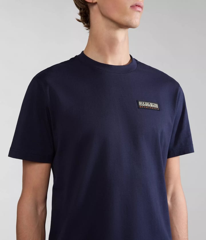 Napapijri Men's Iaato Short Sleeve T-Shirt Dark Blue Napapijri