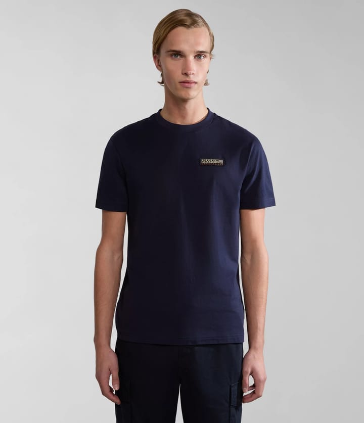 Napapijri Men's Iaato Short Sleeve T-Shirt Dark Blue Napapijri