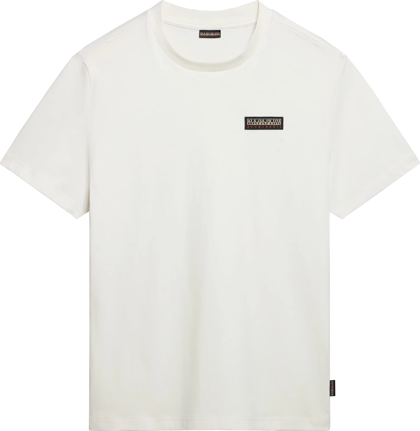 Napapijri Men’s Iaato Short Sleeve T-Shirt White Whisper