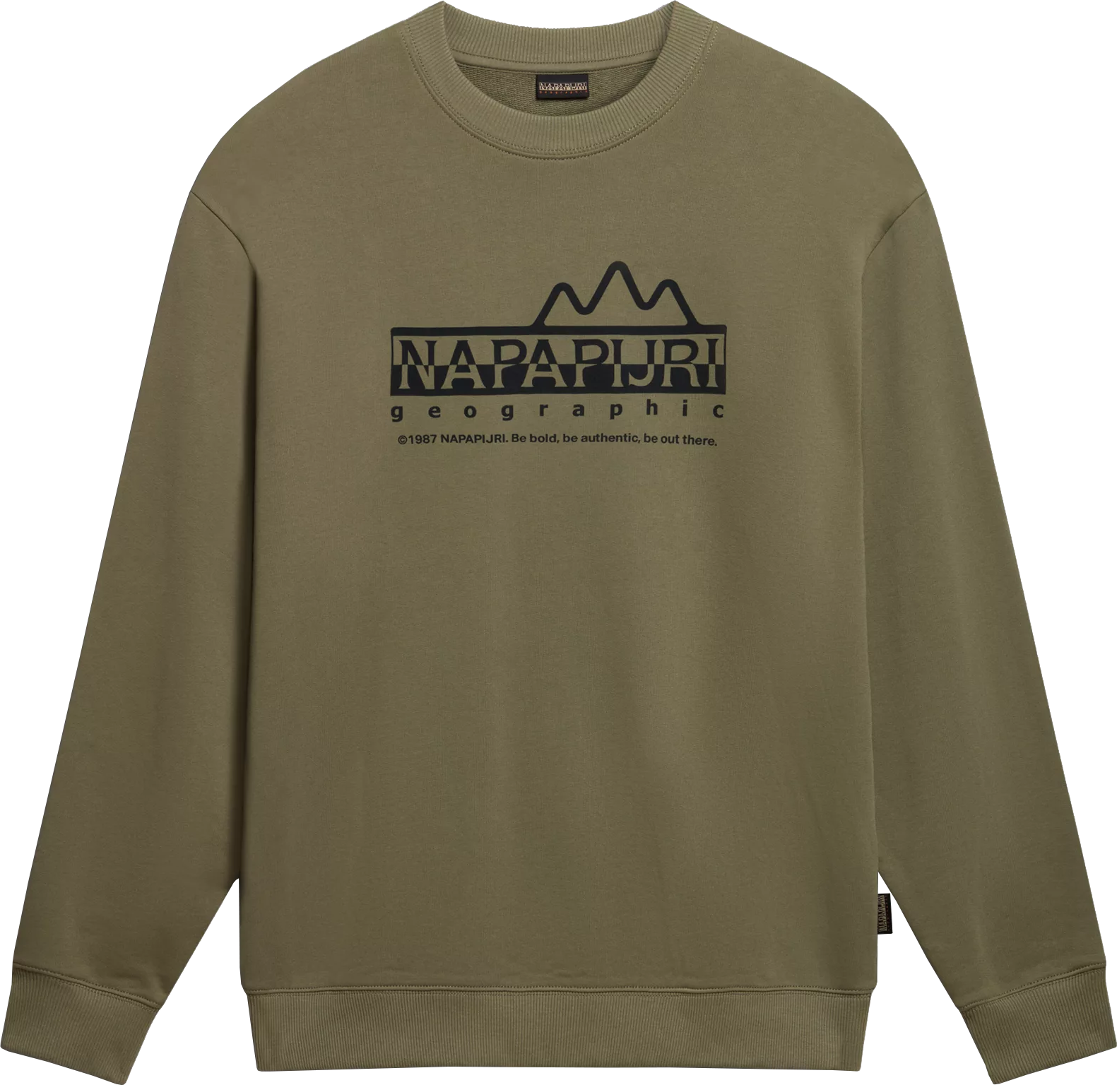 Napapijri Unisex Faber Sweatshirt Green Lichen