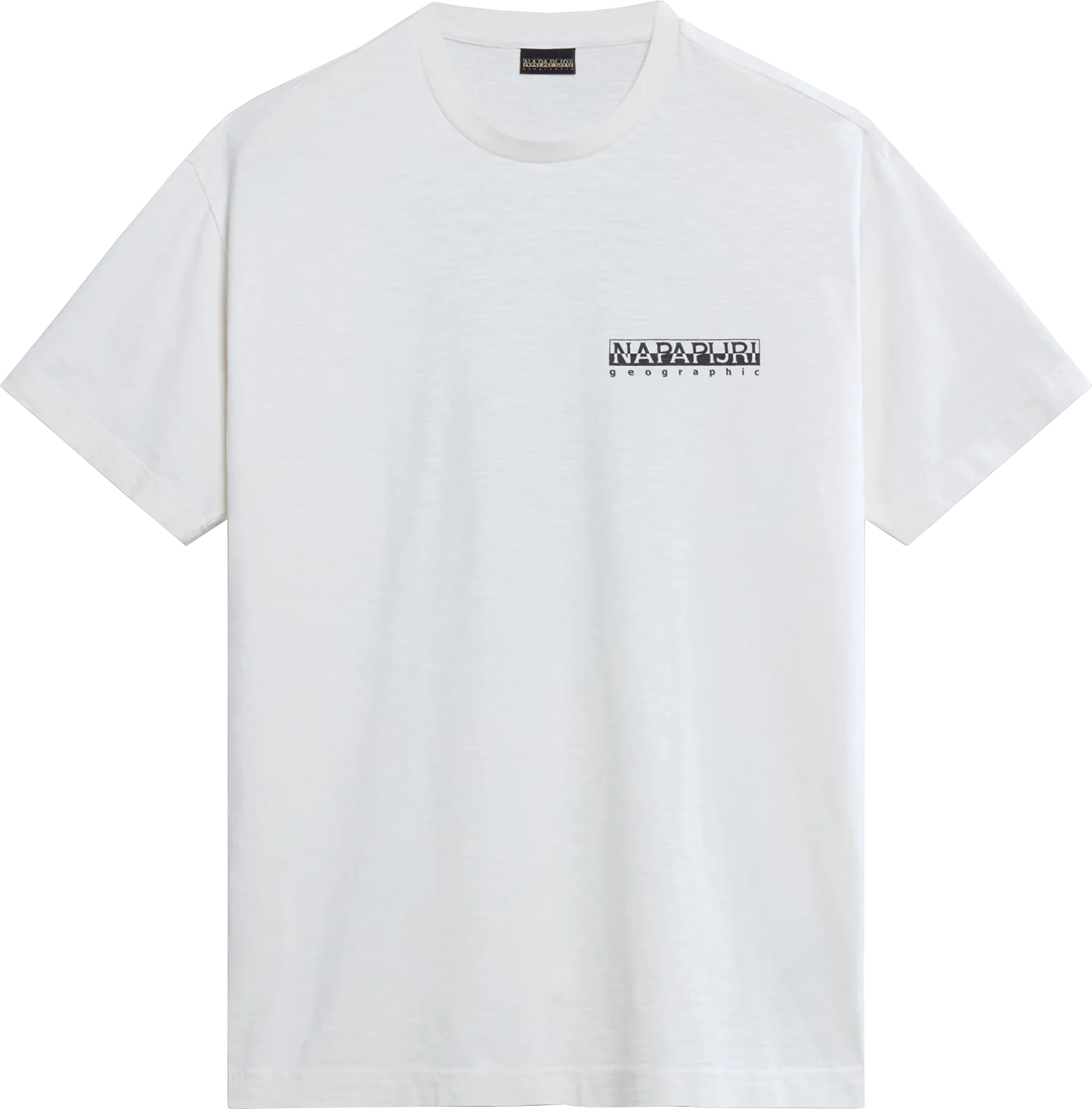 Napapijri Unisex Martre Short Sleeve T-Shirt White Whisper