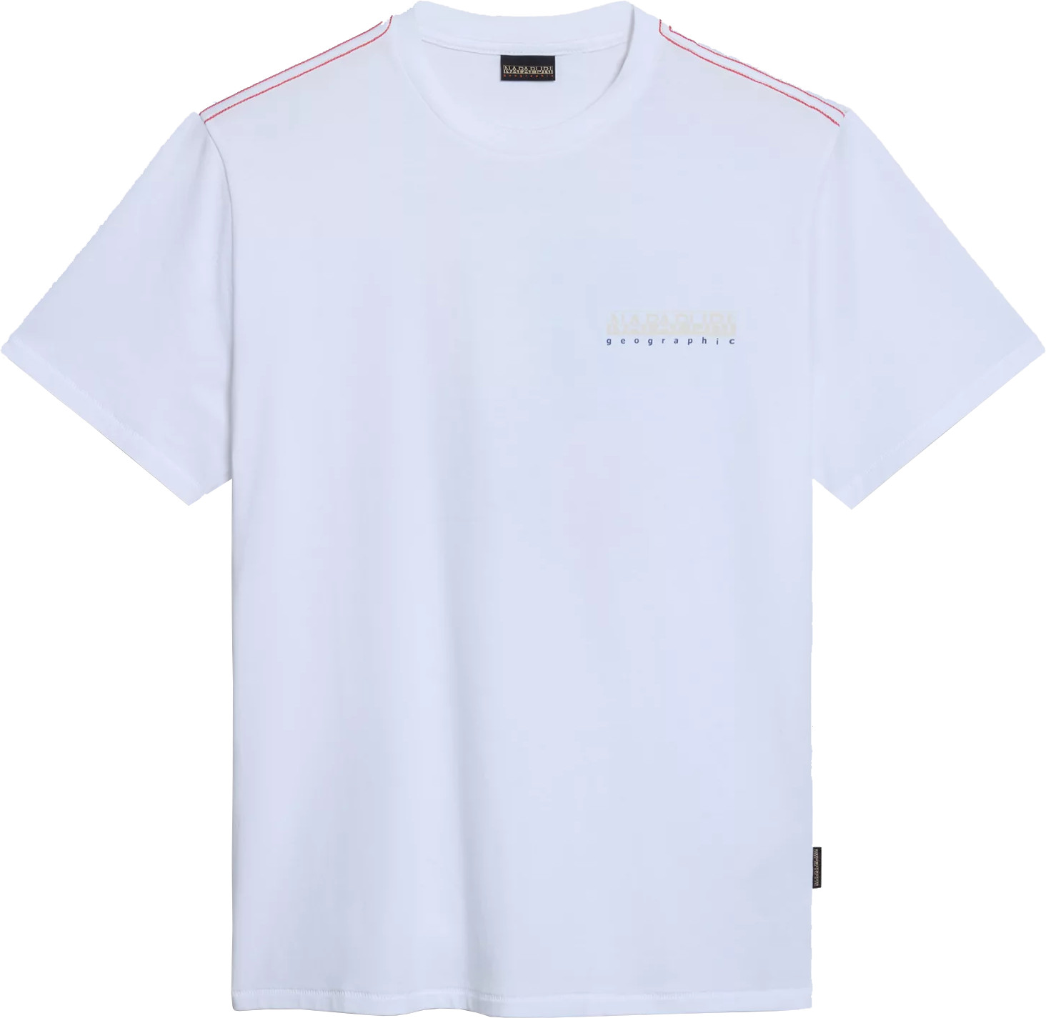 Napapijri Men’s Gras Short Sleeve T-Shirt Bright White