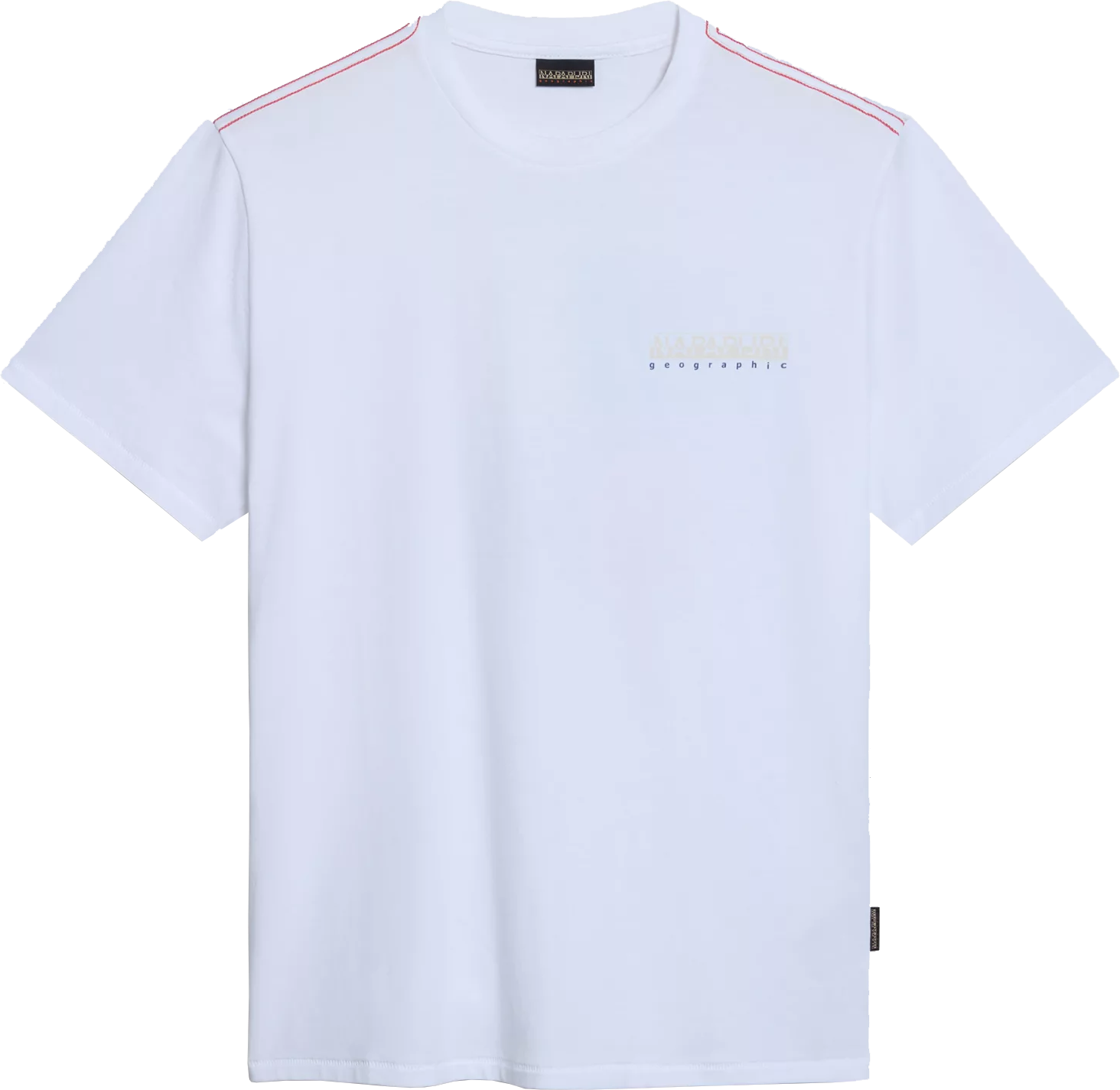 Napapijri Men’s Gras Short Sleeve T-Shirt Bright White