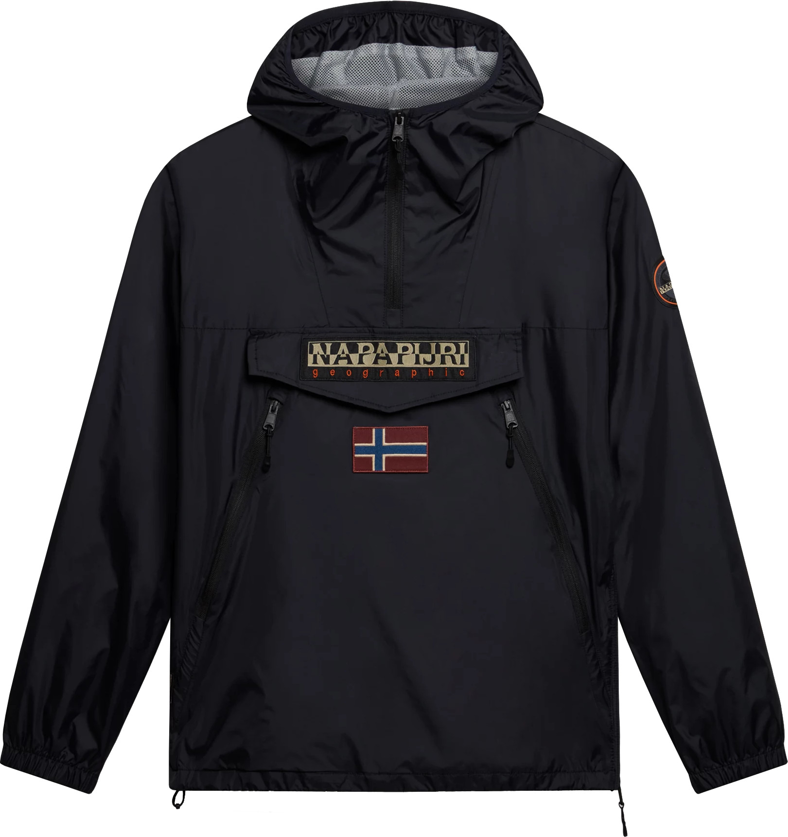 Napapijri Unisex Rainforest Ripstop Anorak Jacket Black