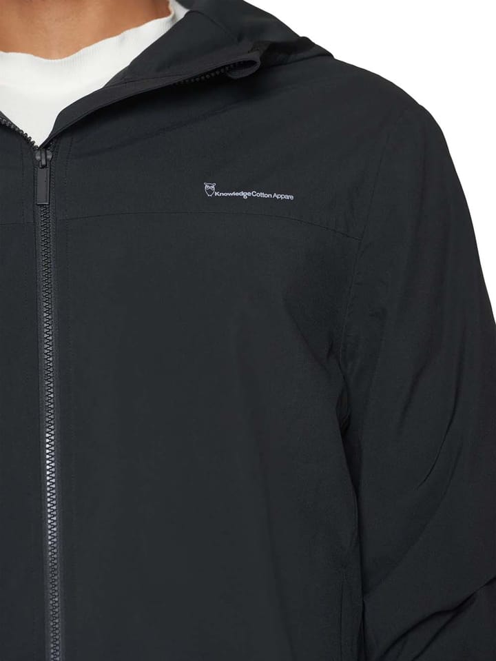 Knowledge Cotton Apparel Men's Nordenvind Light Shell Jacket Black Jet Knowledge Cotton Apparel