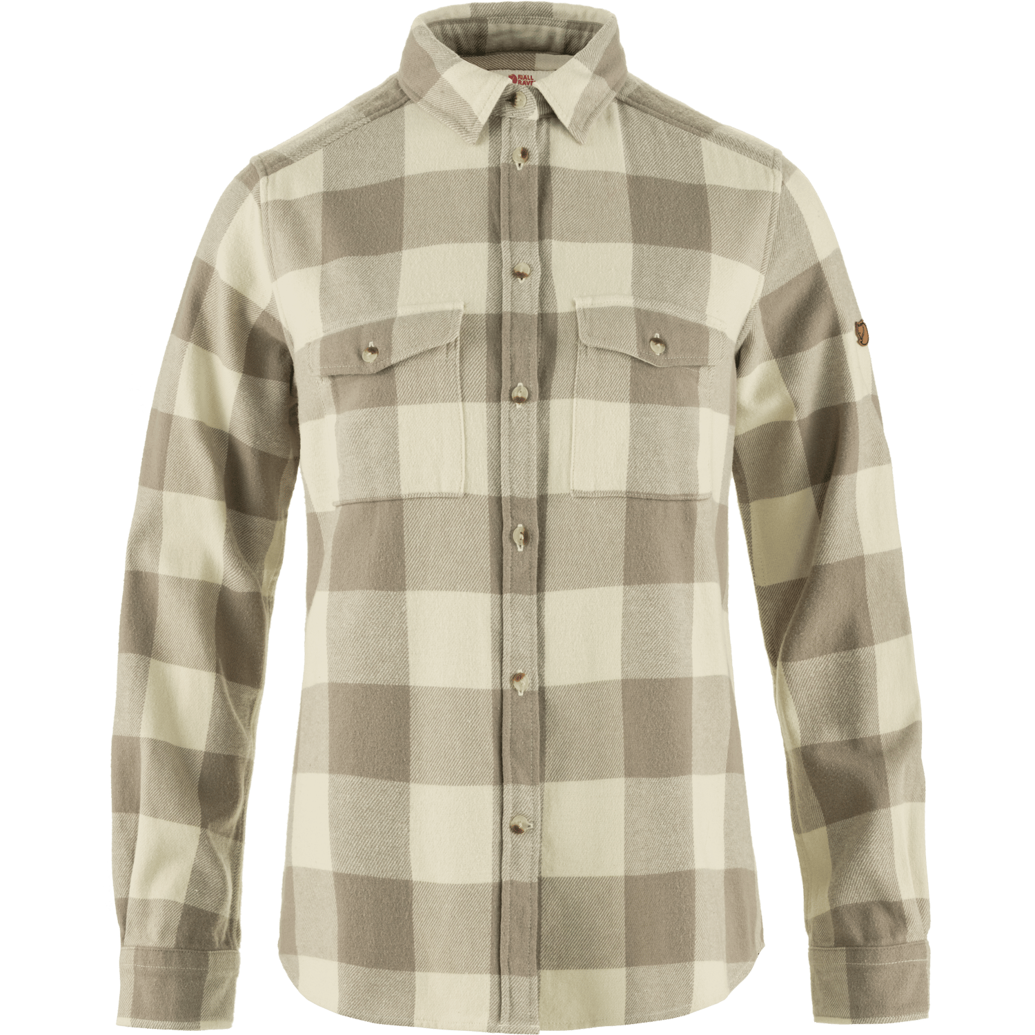 Fjällräven Övik Heavy Flannel Shirt W Fog-Chalk White