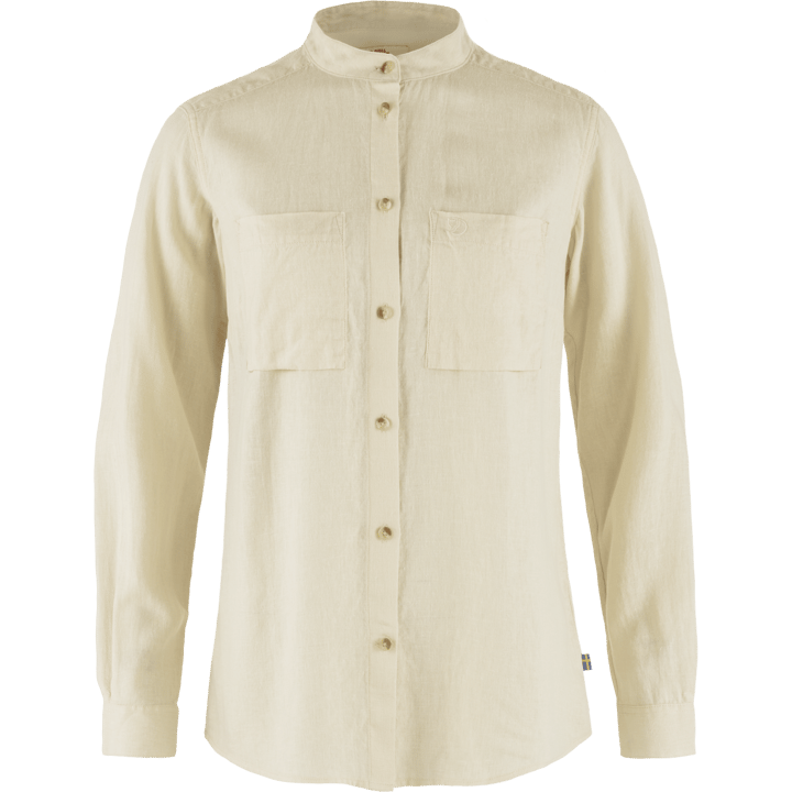 Fjällräven Women's Övik Hemp Shirt Long Sleeve Chalk White Fjällräven