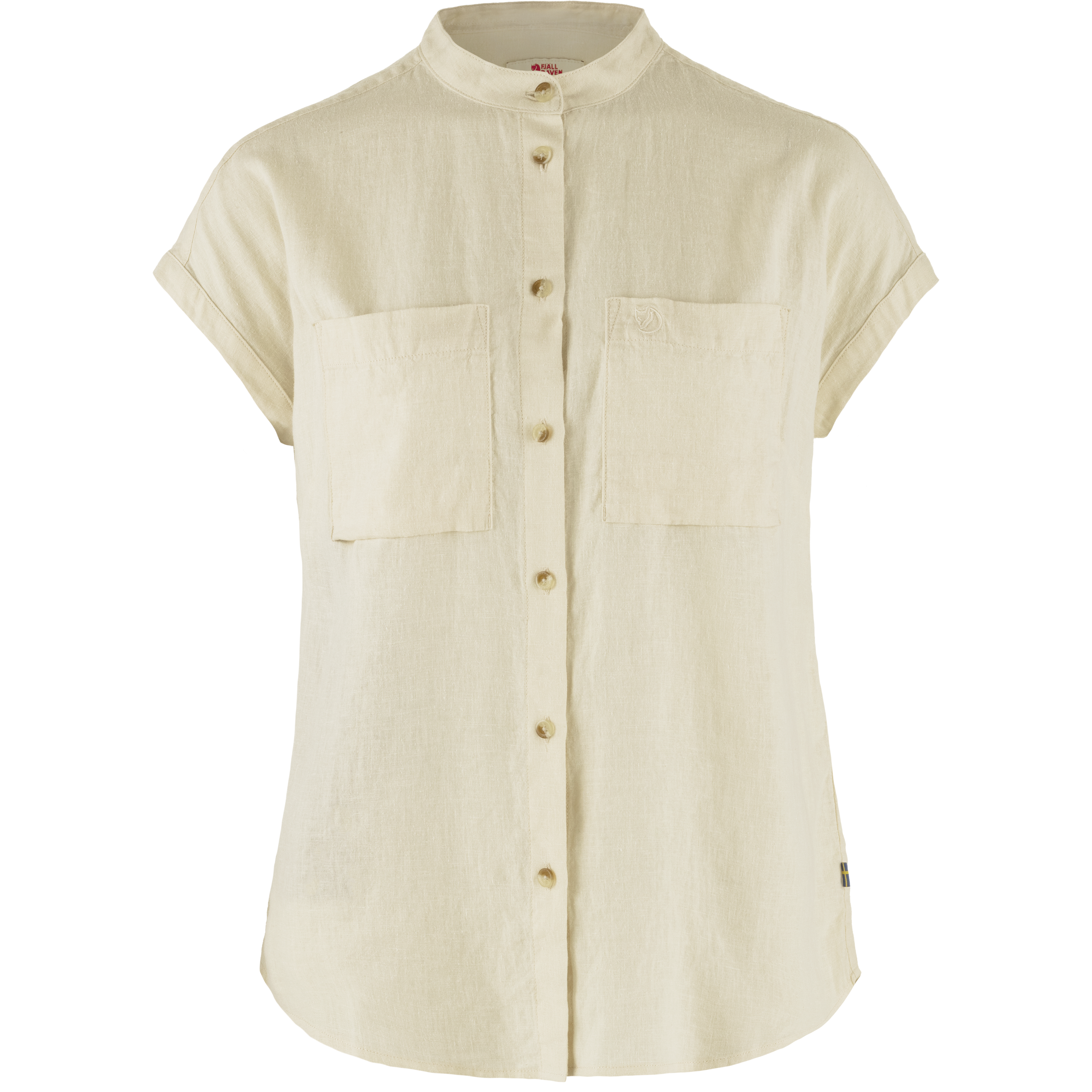 Fjällräven Women’s Övik Hemp Shirt Short Sleeve Chalk White