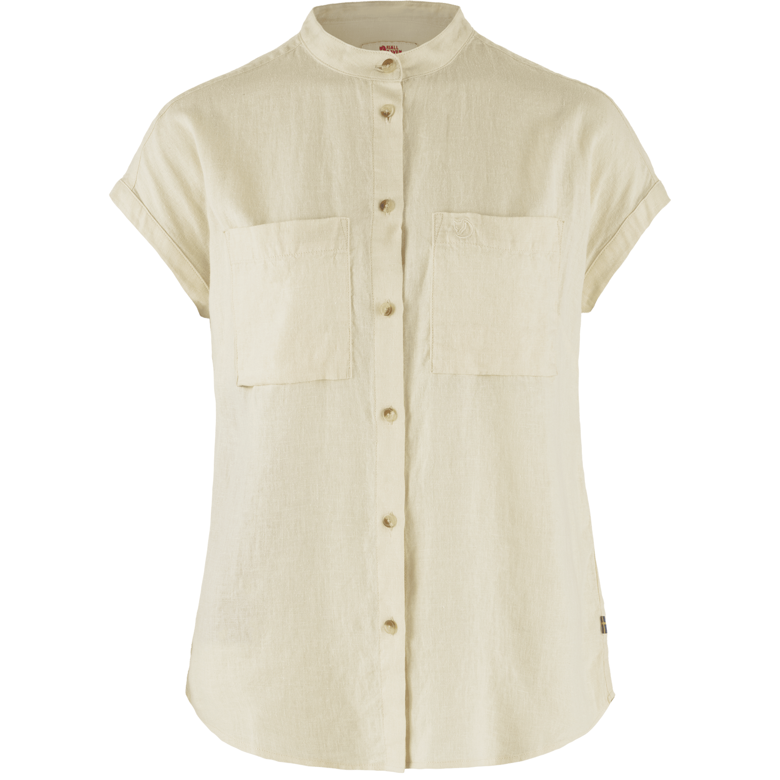 Fjällräven Women's Övik Hemp Shirt Short Sleeve Chalk White