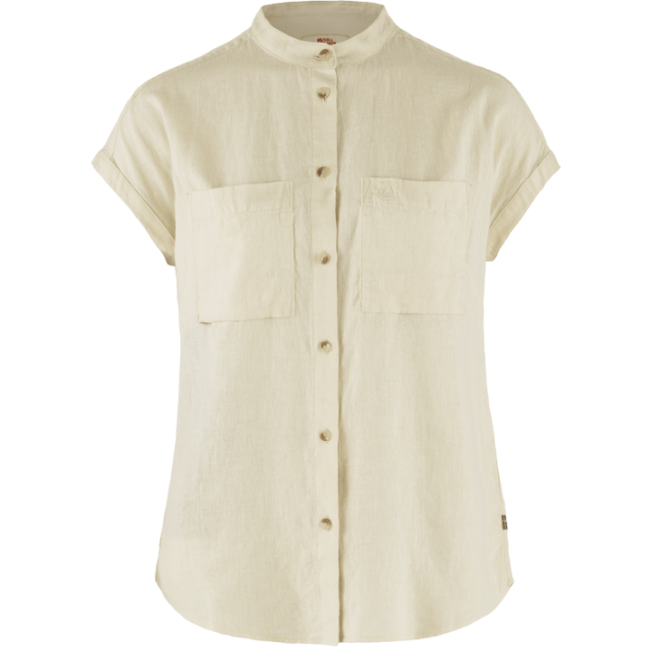 Fjällräven Women's Övik Hemp Shirt Short Sleeve Chalk White Fjällräven