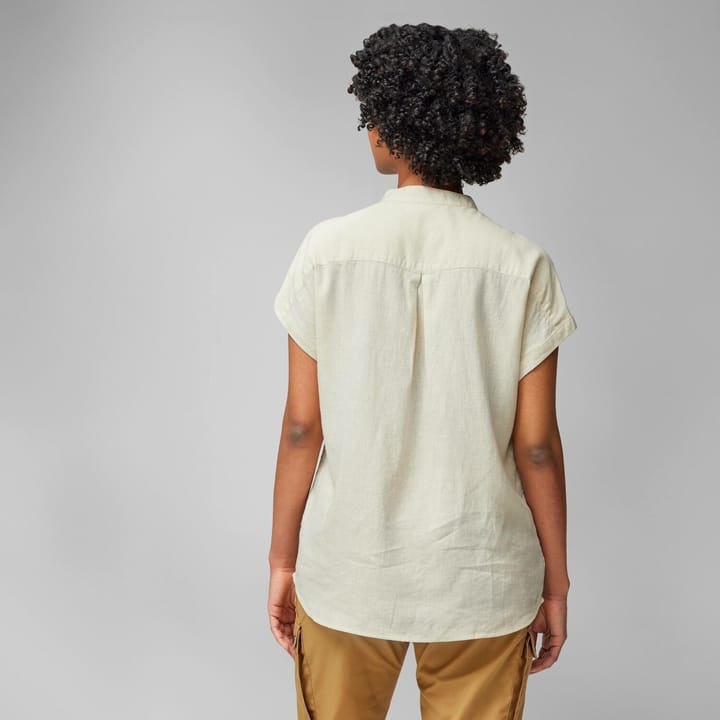 Fjällräven Women's Övik Hemp Shirt Short Sleeve Chalk White Fjällräven