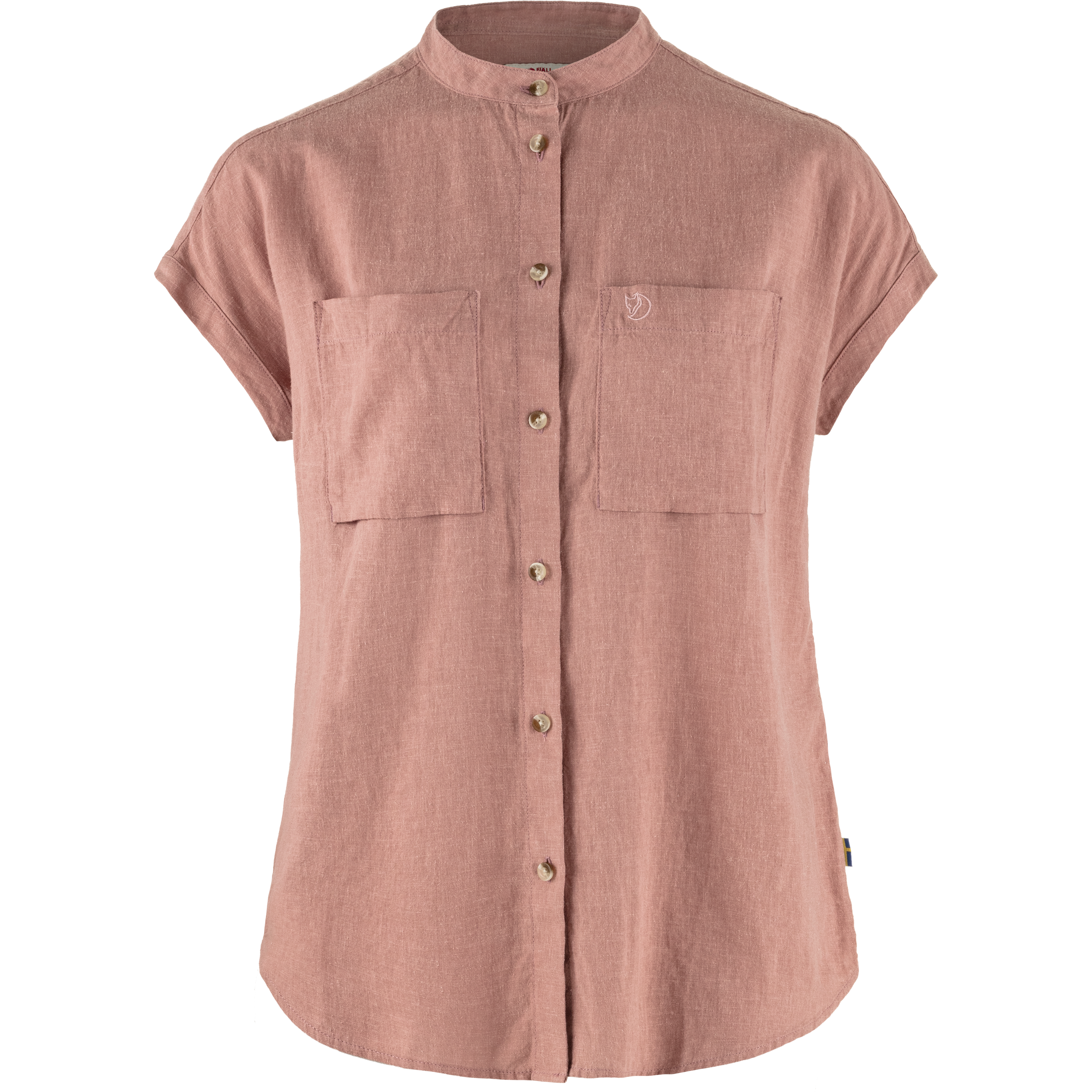 Fjällräven Women’s Övik Hemp Shirt Short Sleeve Dusty Rose