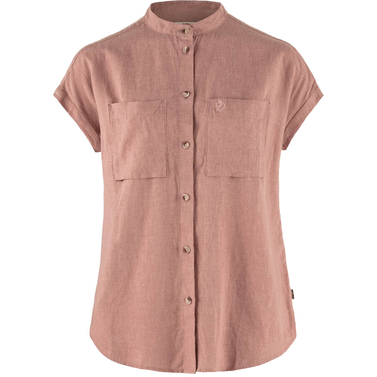 Fjällräven Women's Övik Hemp Shirt Short Sleeve Dusty Rose