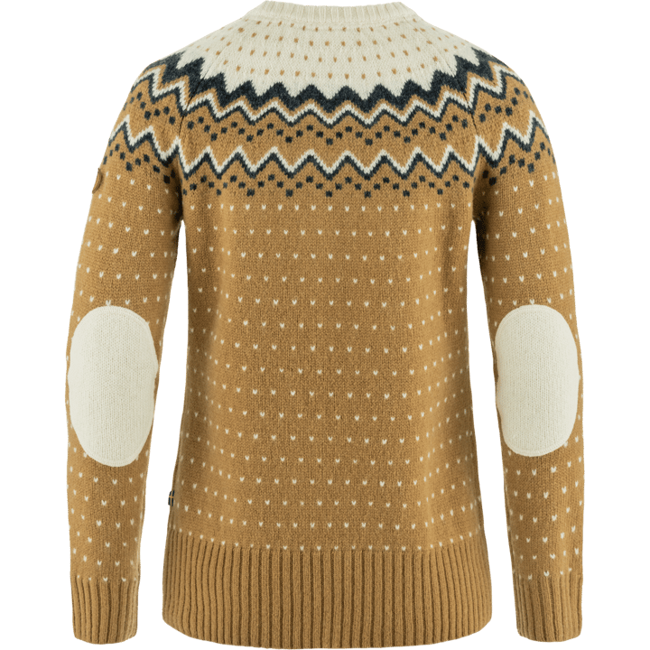 Fjällräven Women's Övik Knit Sweater Buckwheat Brown-Chalk White Fjällräven