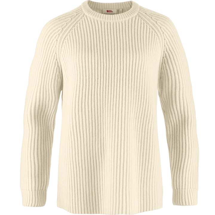 Fjällräven Women's Övik Rib Sweater Chalk White Fjällräven