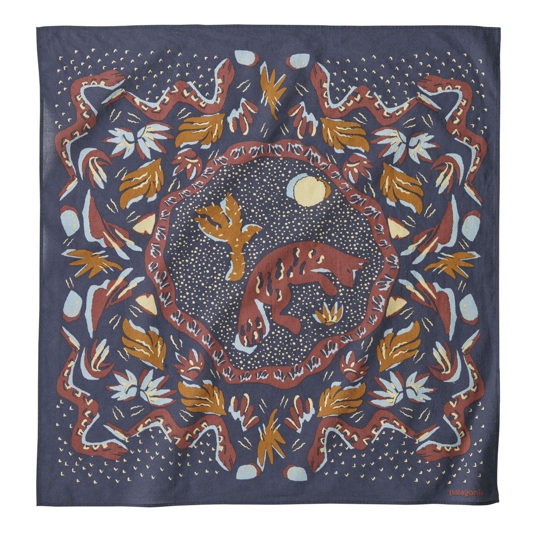 Patagonia Bandana Across Oceans: Smolder Blue