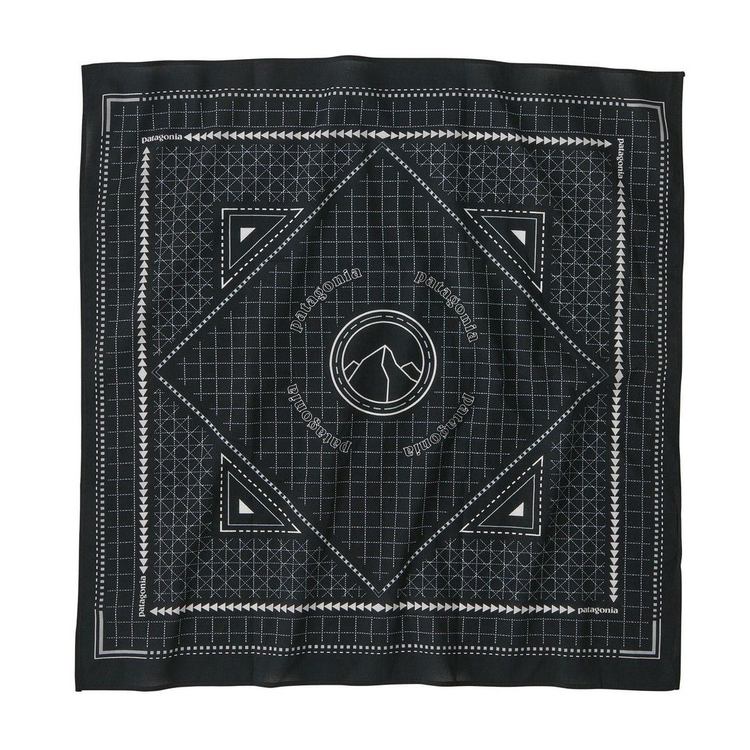 Patagonia Bandana Mountain Grid: Black