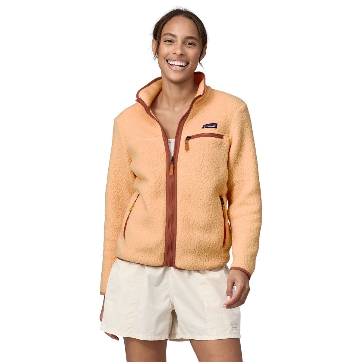 Patagonia Women's Retro Pile Jacket Sandy Melon