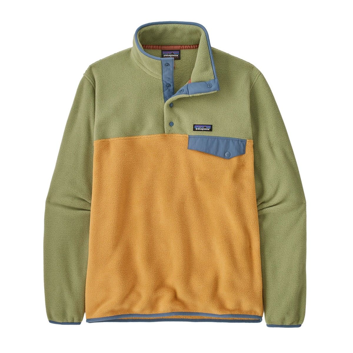 Patagonia Men's Lightweight Synchilla Snap-T Fleece Pullover Pufferfish Gold