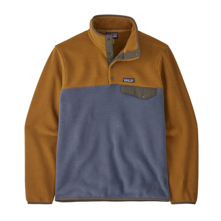 Patagonia Men's Lightweight Synchilla Snap-T Fleece Pullover Shelter Brown Patagonia