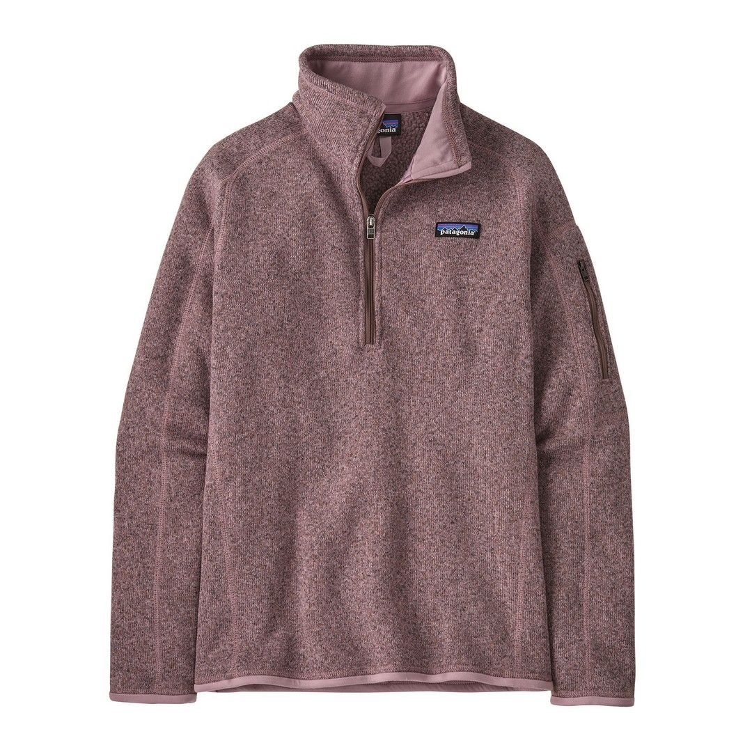 Patagonia W'S Better Sweater 1/4 Zip Stormy Mauve