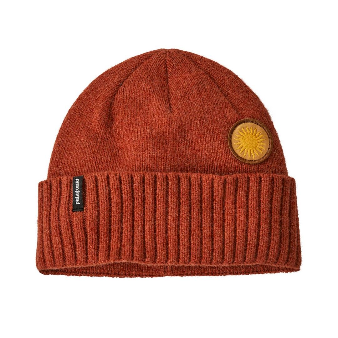 Patagonia Brodeo Beanie Spirited Sun: Burnished Red