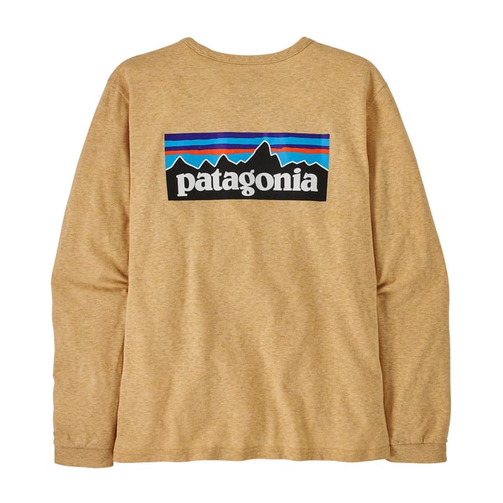 Patagonia W'S L/S P-6 Logo Responsibili-Tee Beeswax Tan Patagonia