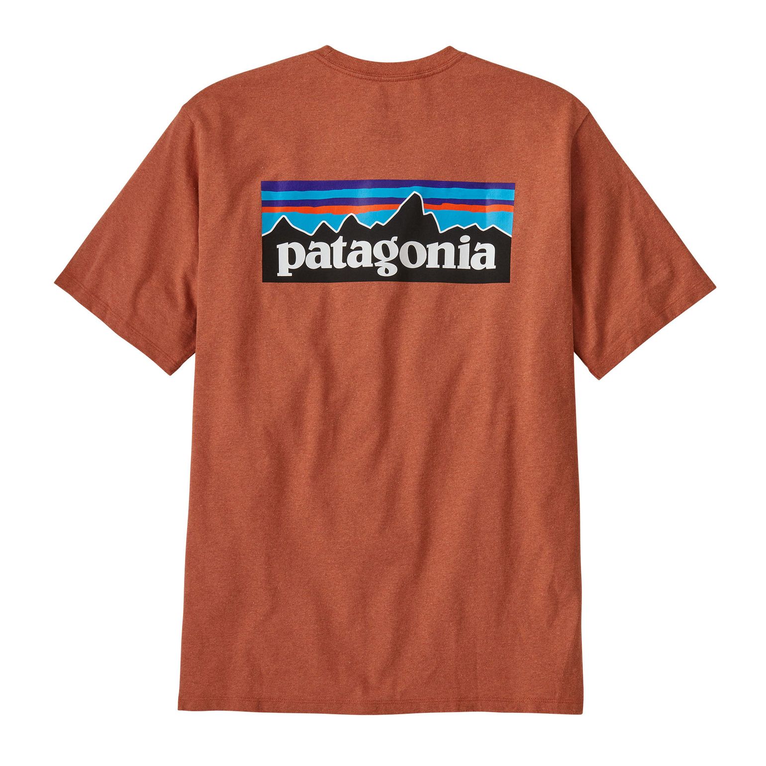 Patagonia Men's P-6 Logo Responsibili-Tee Redtail Rust