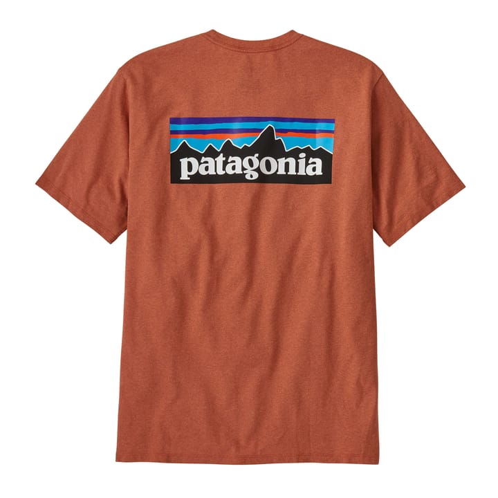 Patagonia Men's P-6 Logo Responsibili-Tee Redtail Rust Patagonia