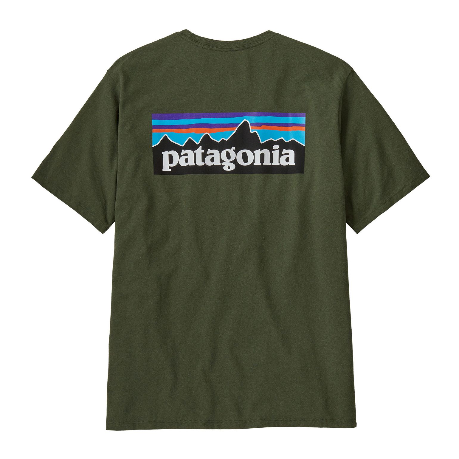 Patagonia Men's P-6 Logo Responsibili-Tee Torrey Pine Green