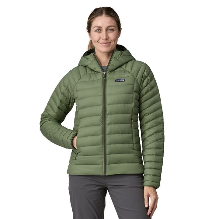 Patagonia Women's Down Sweater Hoody Terrain Green Patagonia