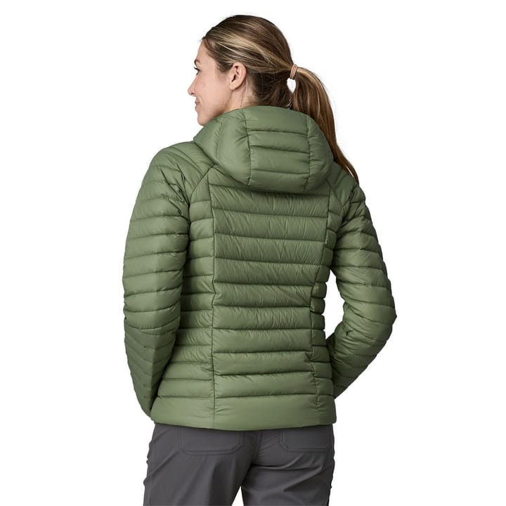 Patagonia Women's Down Sweater Hoody Terrain Green Patagonia