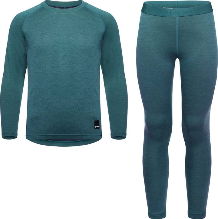 Urberg Merino-Bamboo Base Layer Set Jr Mediterranea/Blue Nights Urberg