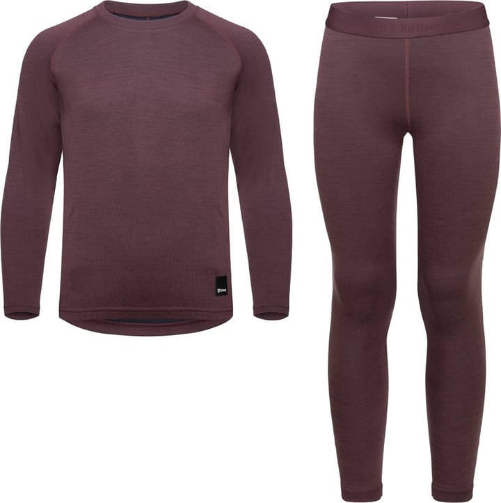 Urberg Merino-Bamboo Base Layer Set Jr Huckleberry/Blue Nights Urberg