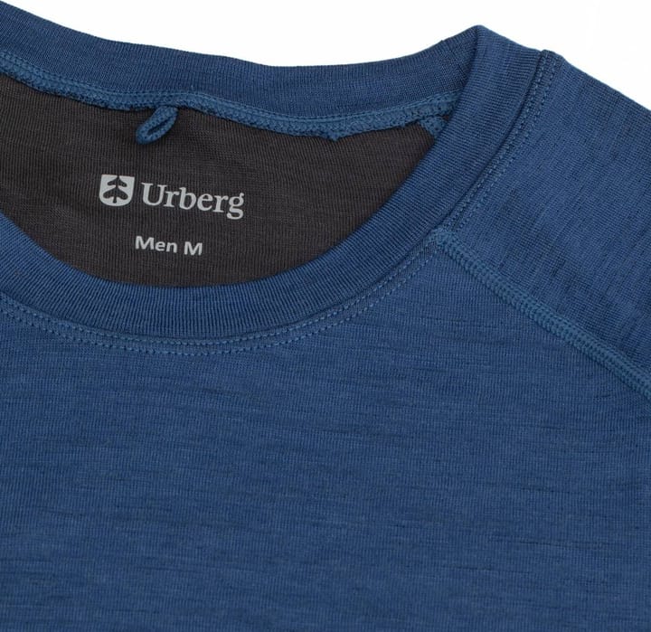 Urberg Men's Selje Merino-Bamboo Top True Navy/Asphalt Urberg