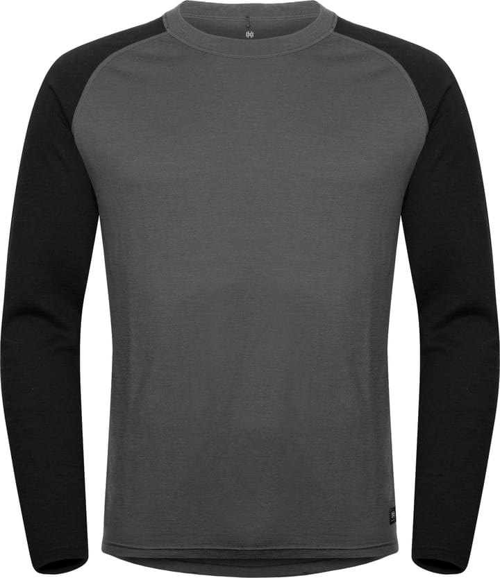 Hellner Wool Warm Base Layer Ls Men Phantom/Black Beauty Hellner