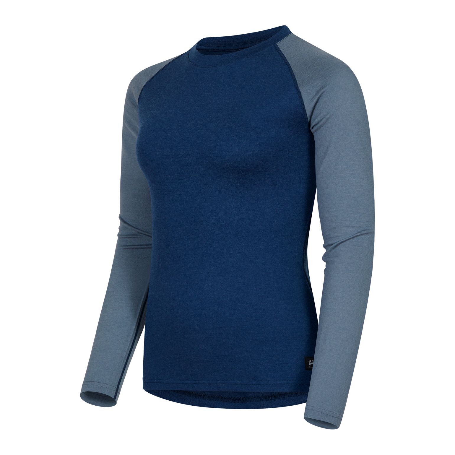 Hellner Wool Warm Base Layer Ls Wmn Dress Blue/Flint Stone