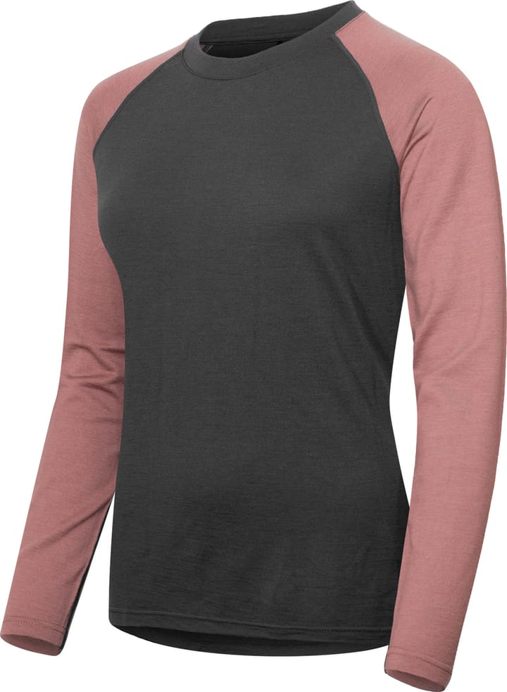 Hellner Wool Warm Base Layer Ls Wmn Phantom/Burlwood Hellner