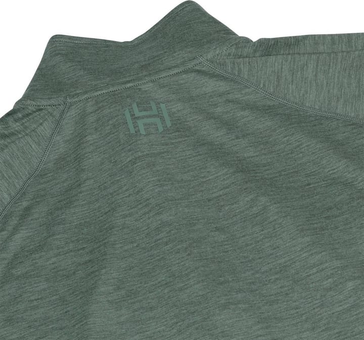 Hellner Nunis Halfzip Ls Tee Men Laurel Wreath Melange Hellner