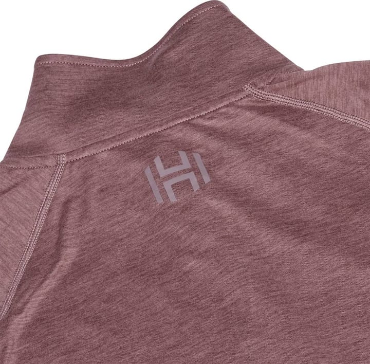 Hellner Nunis Halfzip Ls Tee Women Rose Taupe Hellner